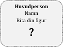 Huvudperson
Namn
Rita din figur
?